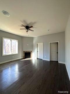 4798 Dow Ridge Road West Bloomfield, MI 48324 - Photo 52 of 82 First Floor Bedroom with fireplace and ceiling Fan