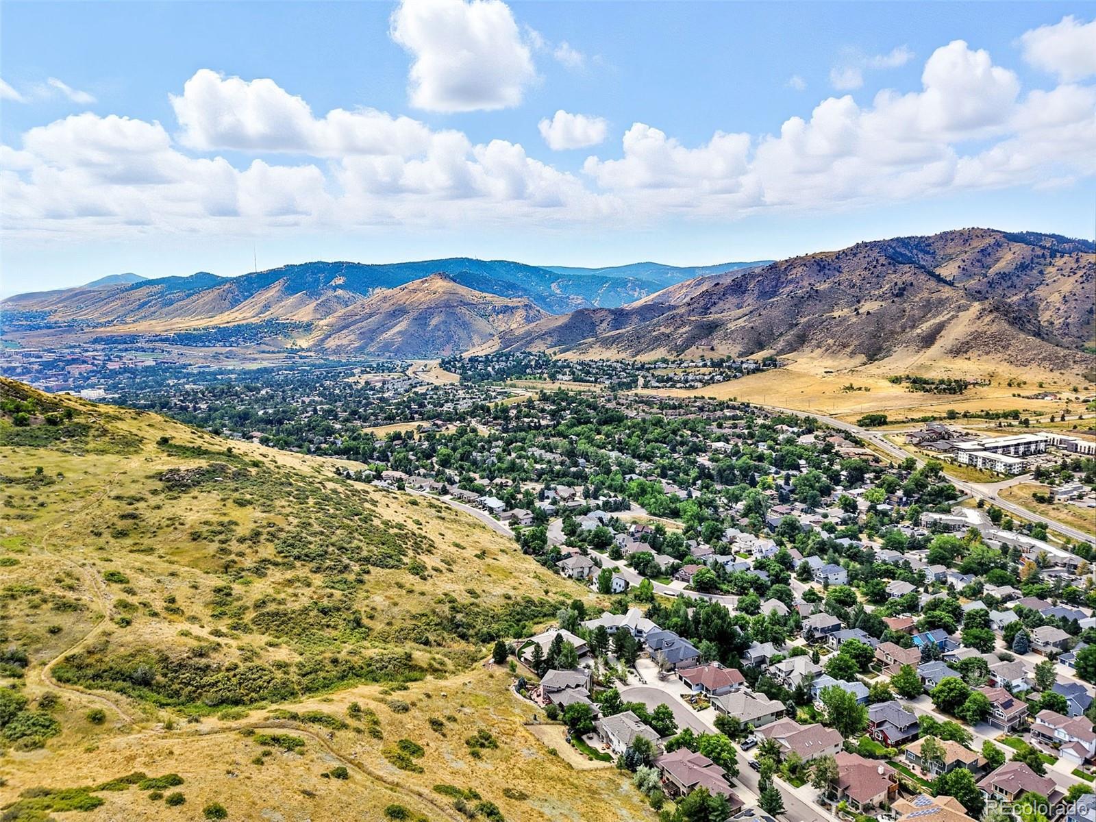 1347 Pine View Road Golden, CO 80403 - Photo 48 of 50 a view of a city with mountains
