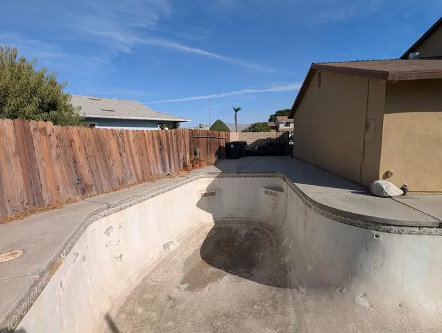 a view of outdoor space and deck