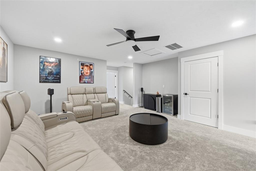 146 Enclave Drive Mars, PA 16046 - Photo 21 of 48 a living room with furniture and a ceiling fan