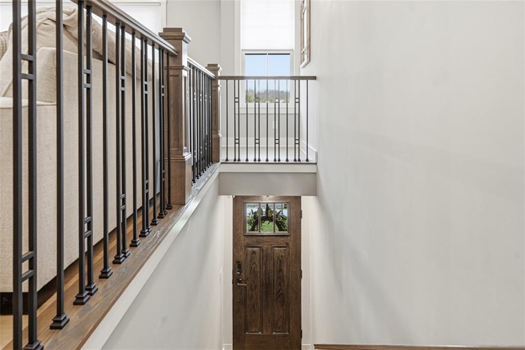 146 Enclave Drive Mars, PA 16046 - Photo 44 of 48 a view of a staircase with wooden floor and stairs