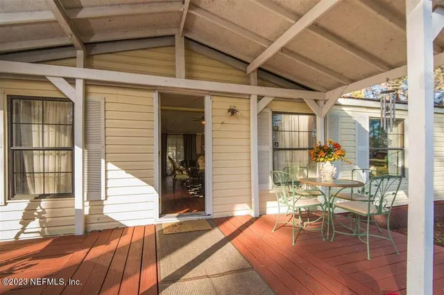 a view of outdoor seating