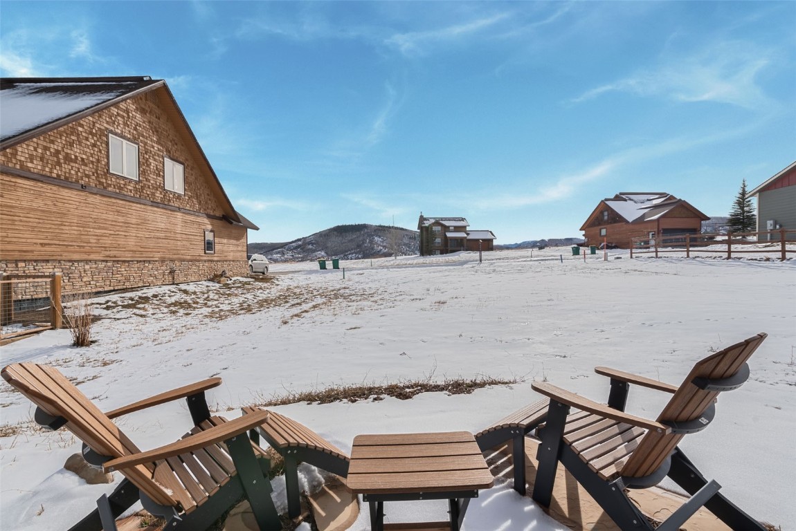 158 Oak Ridge Circle Oak Creek, CO 80467 - Photo 21 of 47 a view of a terrace with sitting area