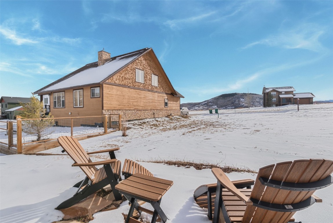 158 Oak Ridge Circle Oak Creek, CO 80467 - Photo 23 of 47 a view of outdoor space and seating area