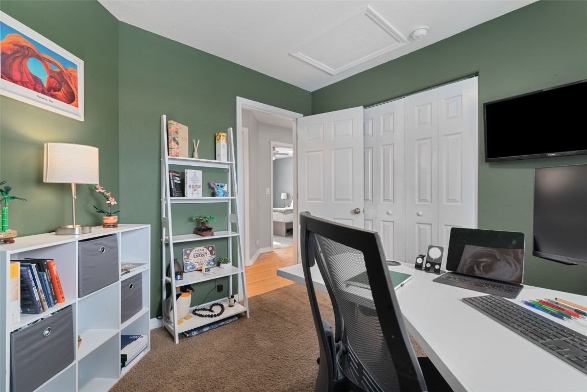 158 Oak Ridge Circle Oak Creek, CO 80467 - Photo 26 of 47 a view of a workspace with furniture