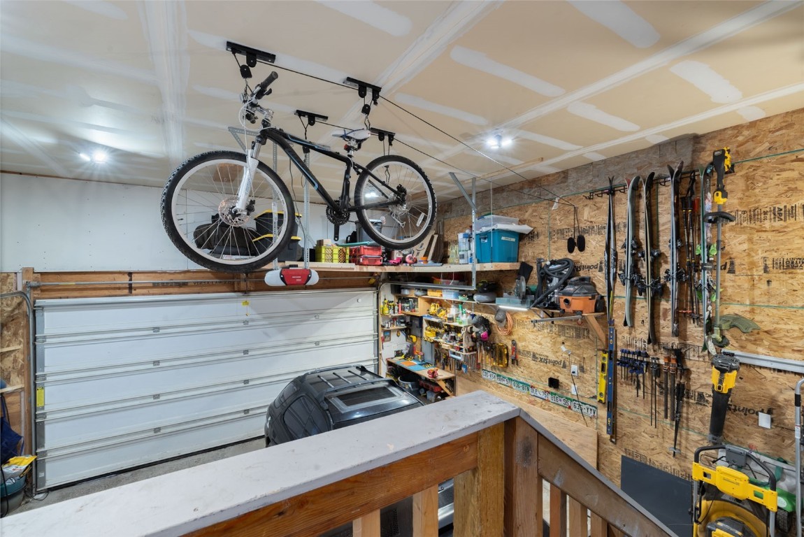 158 Oak Ridge Circle Oak Creek, CO 80467 - Photo 41 of 47 a view of storage and utility room with racks on the wall