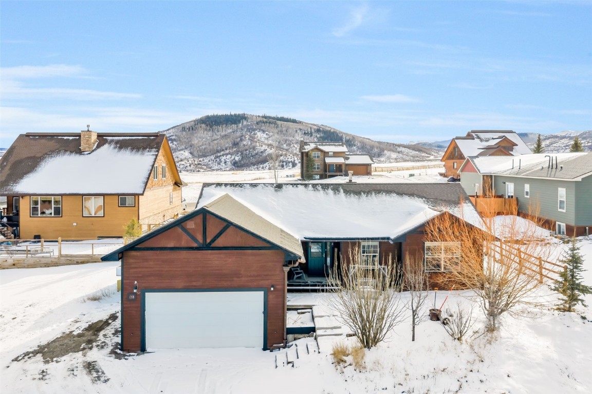 158 Oak Ridge Circle Oak Creek, CO 80467 - Photo 44 of 47 a front view of a house with trees
