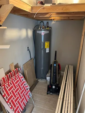 a view of a building with a garden