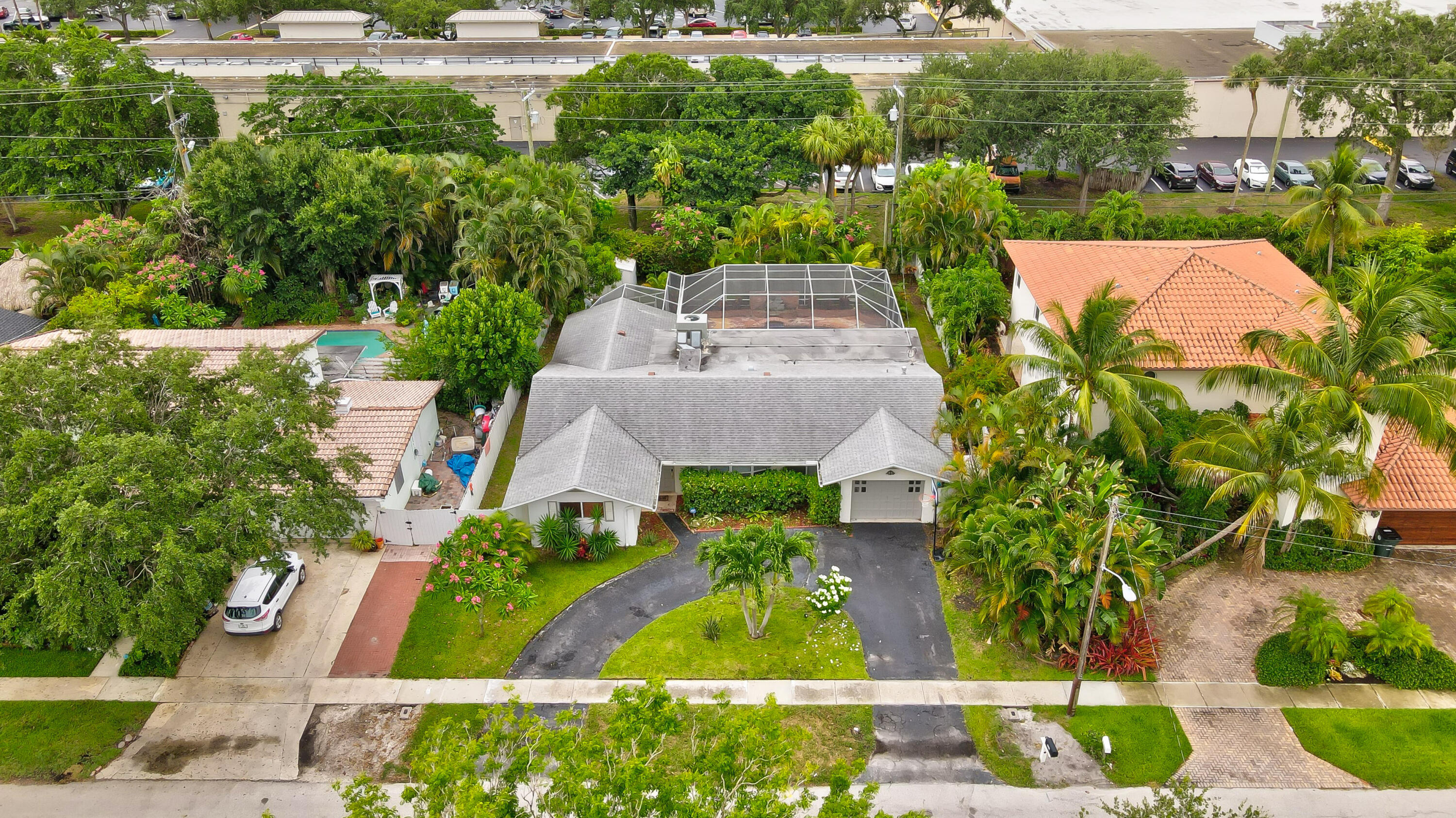 1346 Northwest 4th Street Boca Raton, FL 33486 - Photo 31 of 33 an aerial view of a house with a garden