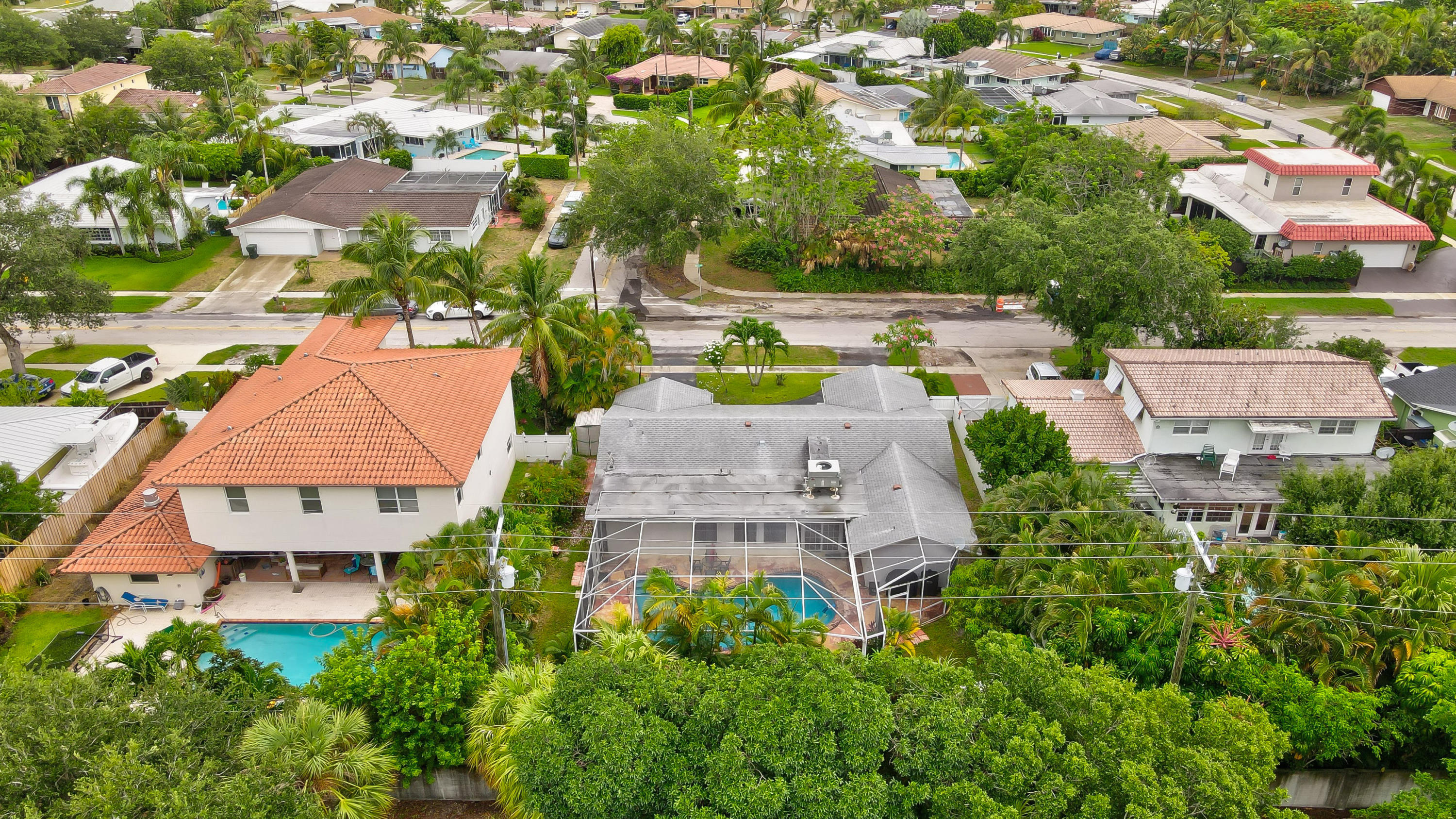 1346 Northwest 4th Street Boca Raton, FL 33486 - Photo 33 of 33 an aerial view of multiple houses with yard