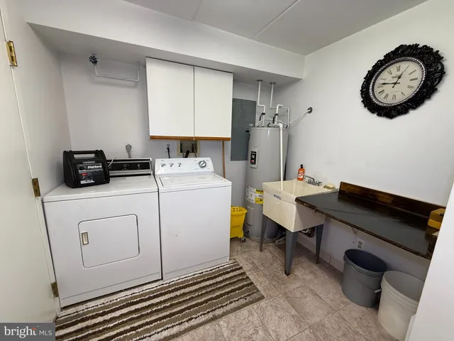 a room with storage and utility