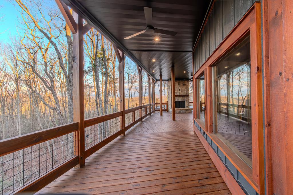 470 Skylight Drive Blue Ridge, GA 30513 - Photo 77 of 83 a view of interior space with wooden floor