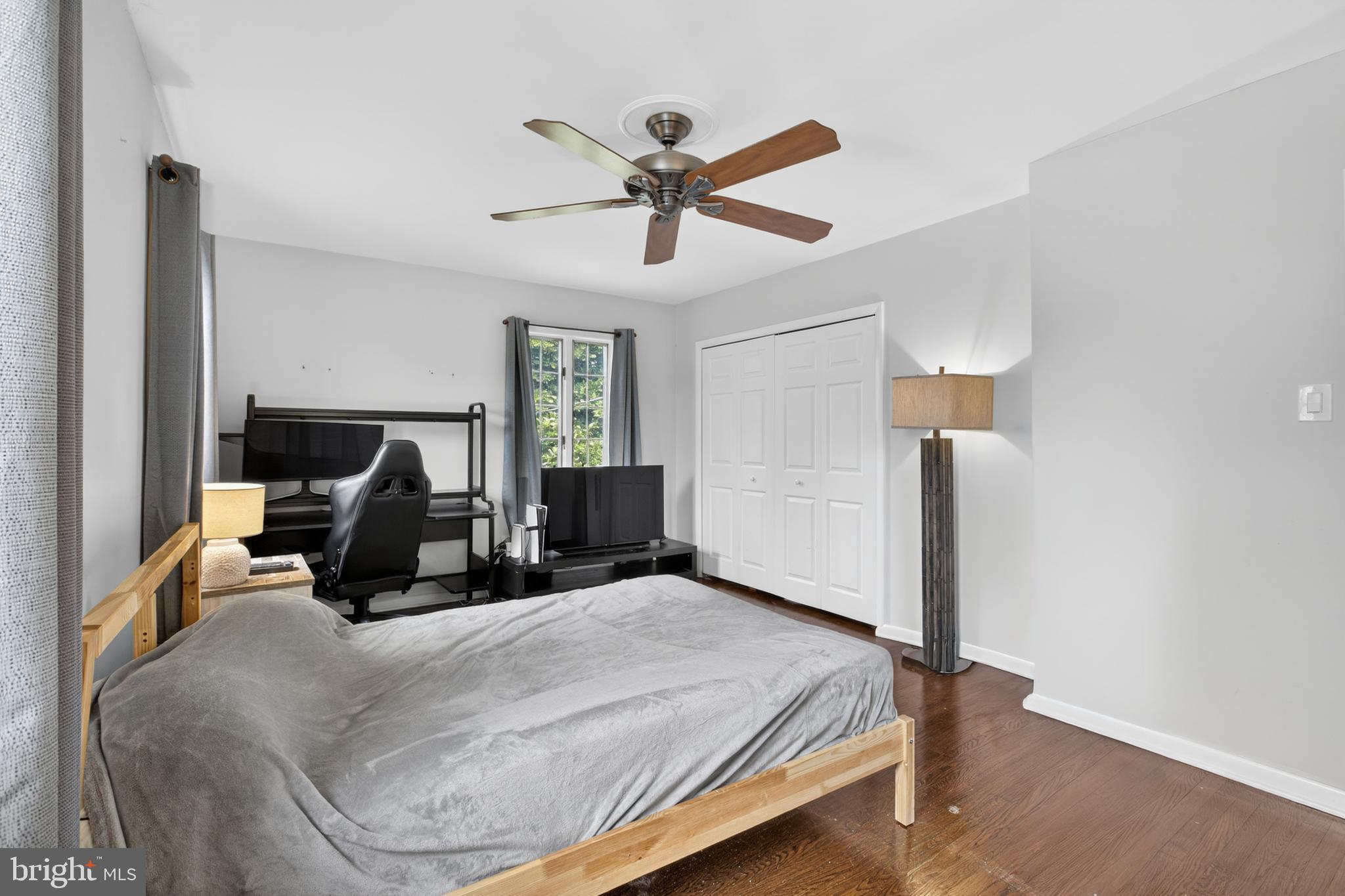 216 Revere Road Marlton, NJ 08053 - Photo 21 of 47 a bed room with a bed and a ceiling fan