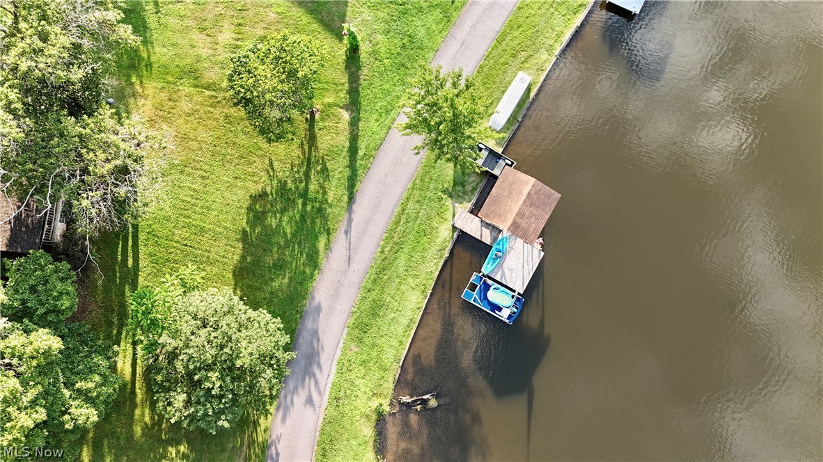 154 Crystal Lake Road West Union, WV 26456 - Photo 27 of 28 Ariel View of Your Private Dock