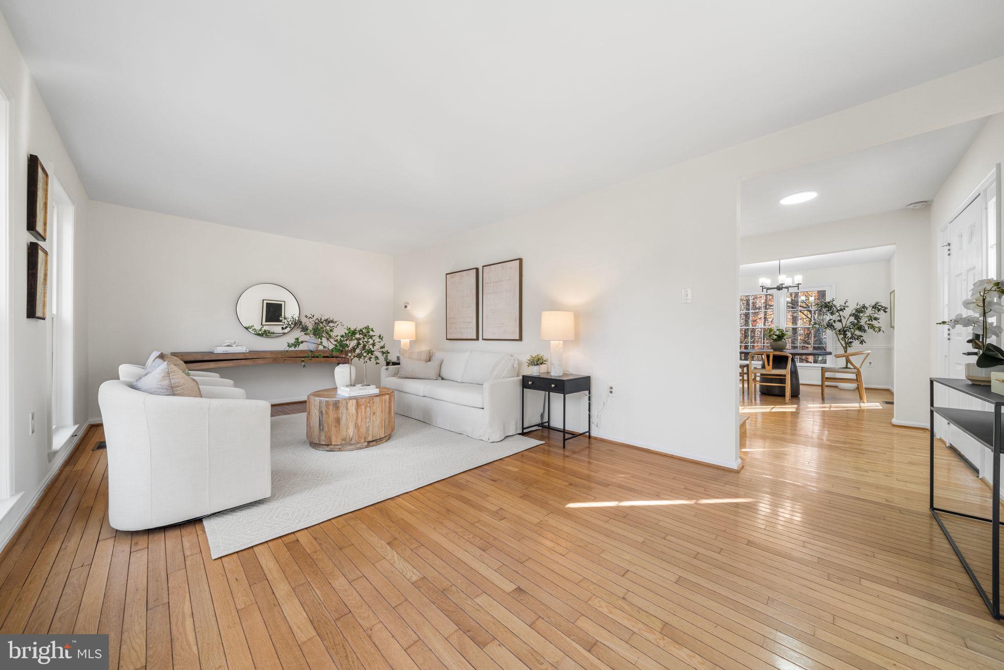5658 Sutherland Court Burke, VA 22015 - Photo 4 of 30 a living room with furniture and wooden floor