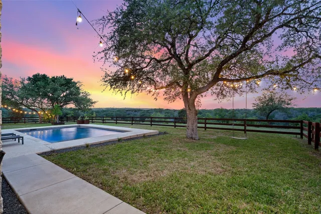 a view of swimming pool with outdoor space