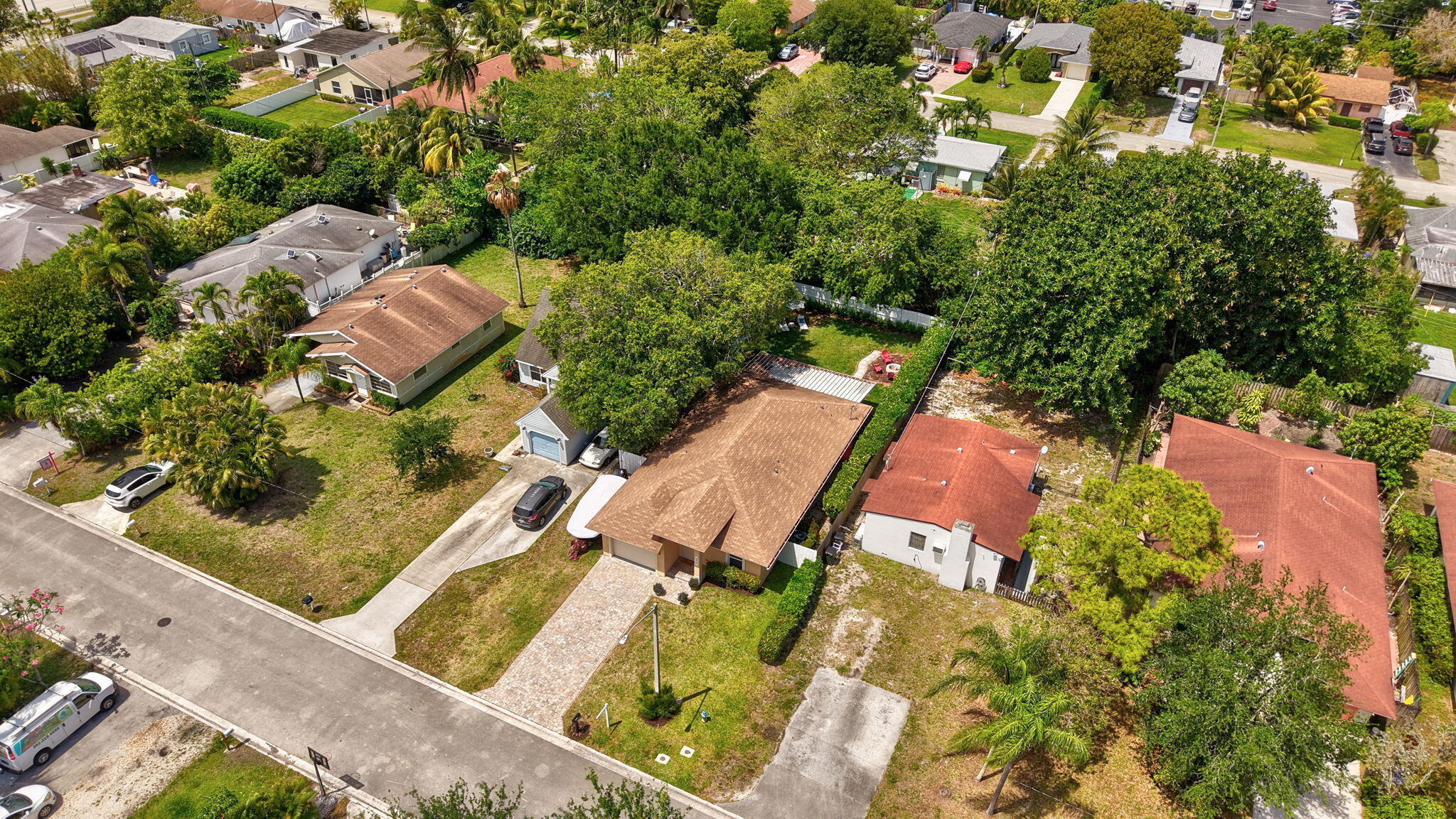 4901 Lincoln Road Delray Beach, FL 33445 - Photo 53 of 56 an aerial view of residential house with outdoor space and street view