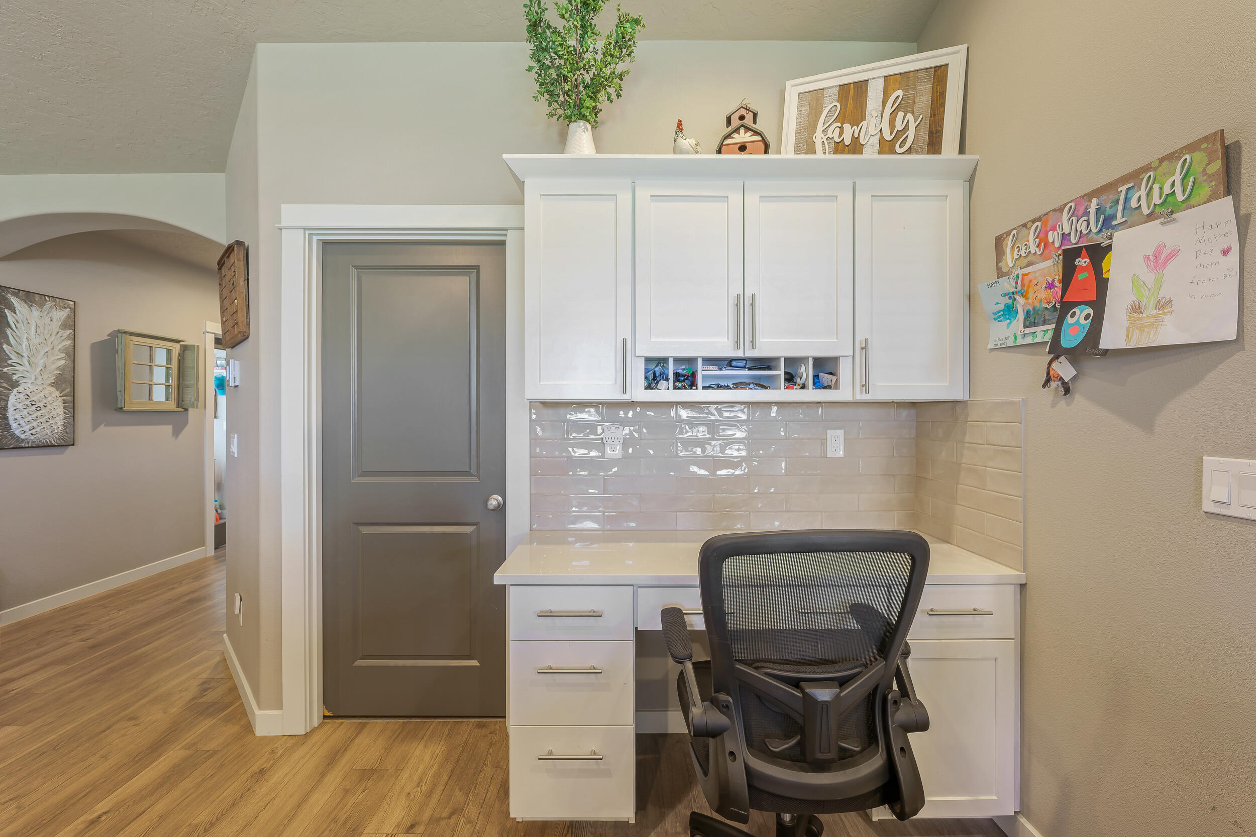 3370 Northwest 15th Street Redmond, OR 97756 - Photo 14 of 27 a view of a workspace with furniture and wooden floor