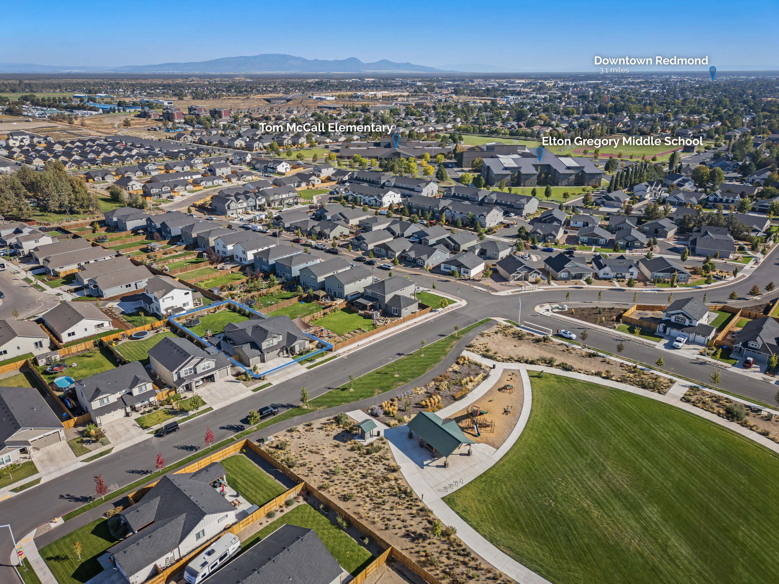 3370 Northwest 15th Street Redmond, OR 97756 - Photo 26 of 27 an aerial view of a city