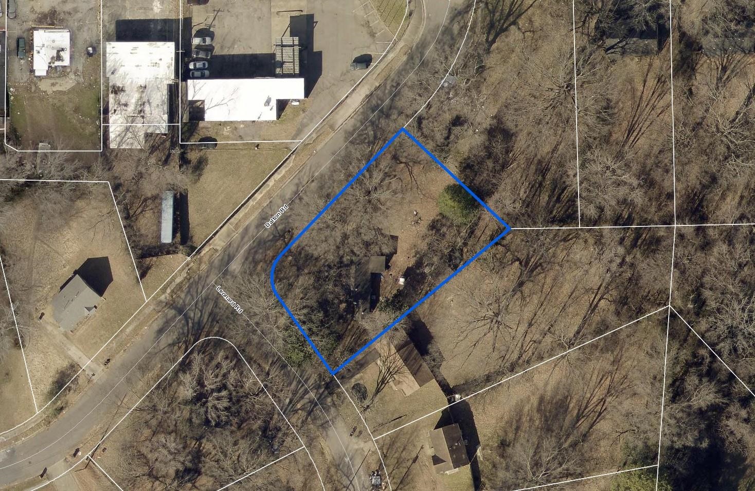 4696 Dalton Road Memphis, TN 38109 - Photo 10 of 10 Map of property location with property boundaries highlighted