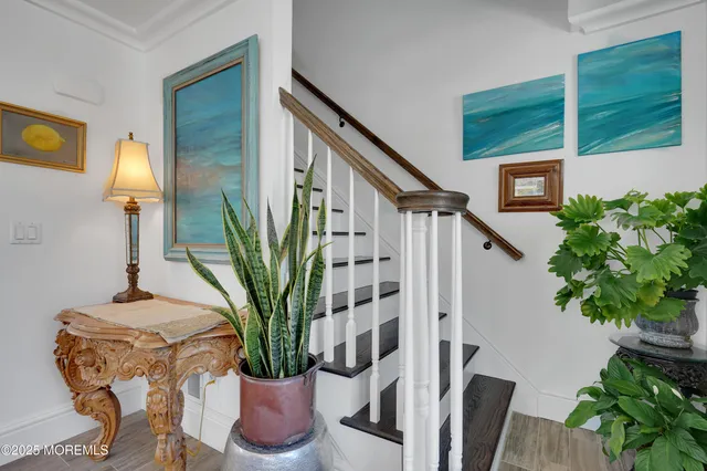 a view of potted plant in front of a door