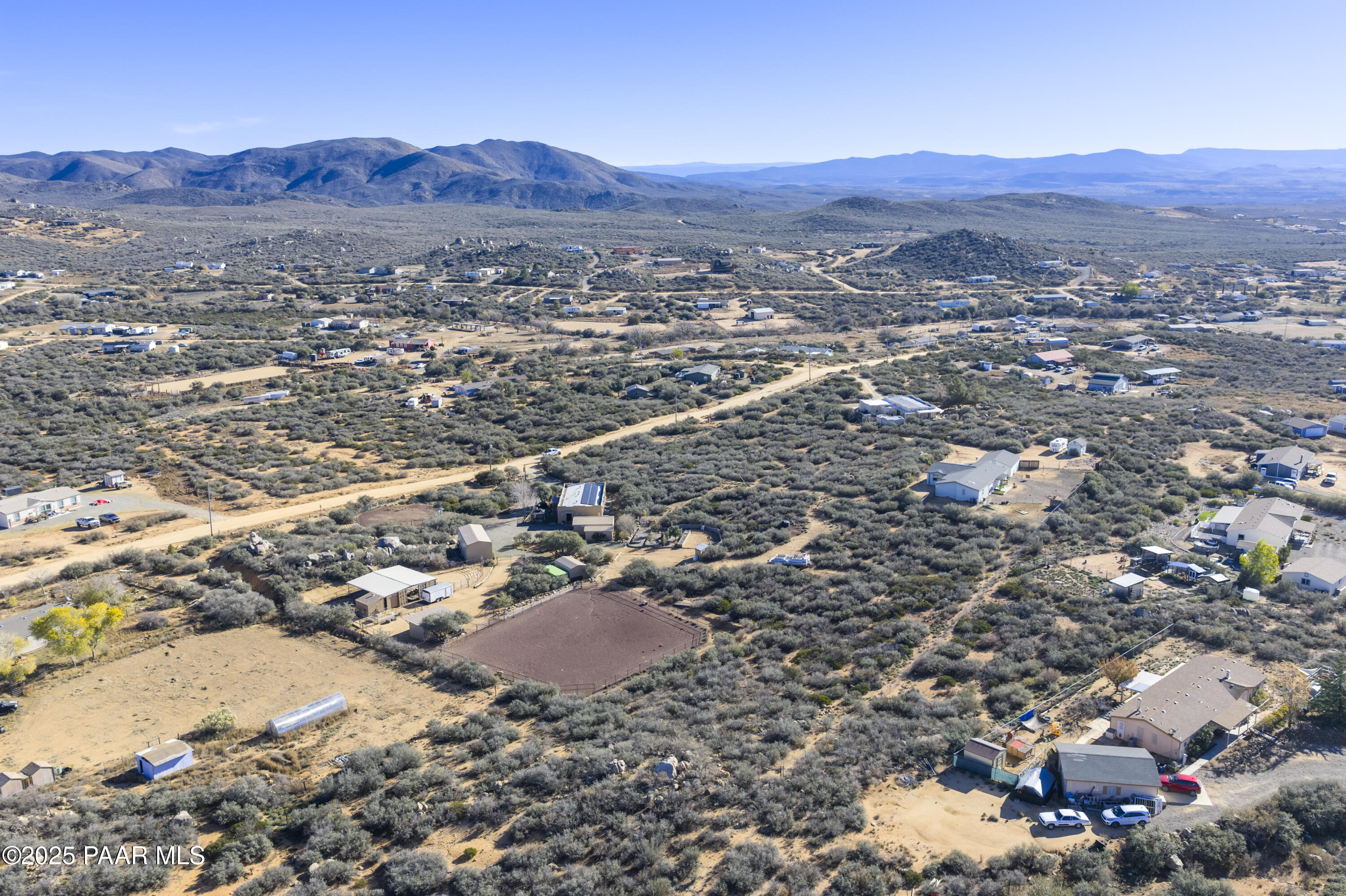 760 Yarber Wash Road Dewey, AZ 86327 - Photo 24 of 64 Aerial Overview No Lines 3