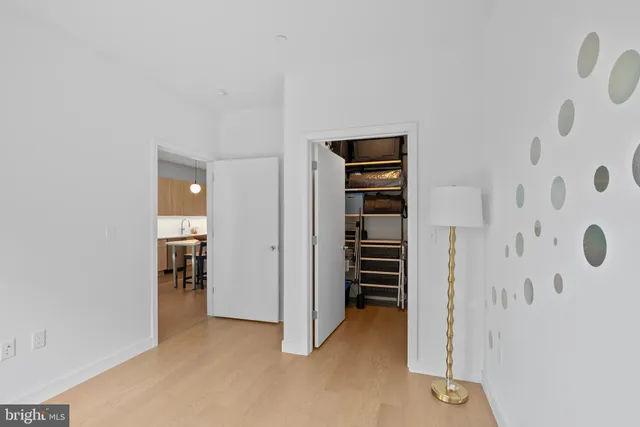 a view of storage and utility room