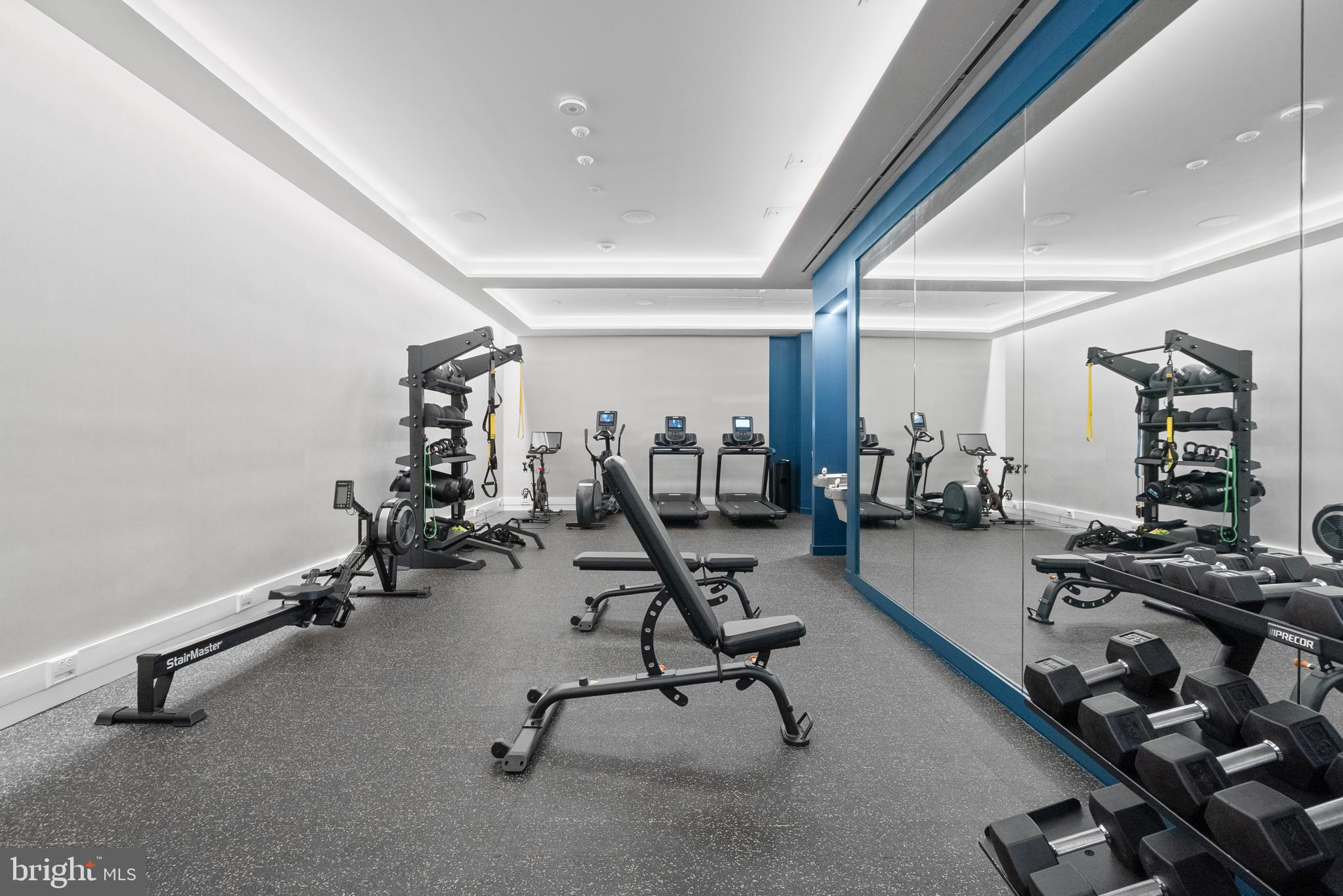7175 12th Street Northwest, Unit 214 Washington, DC 20012 - Photo 39 of 49 a view of a room with gym equipment