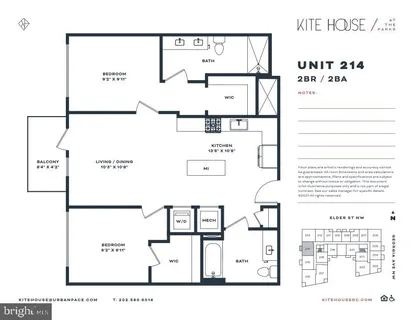 $660,000 | 7175 12th Street Northwest, Unit 214, Washington, DC 20012