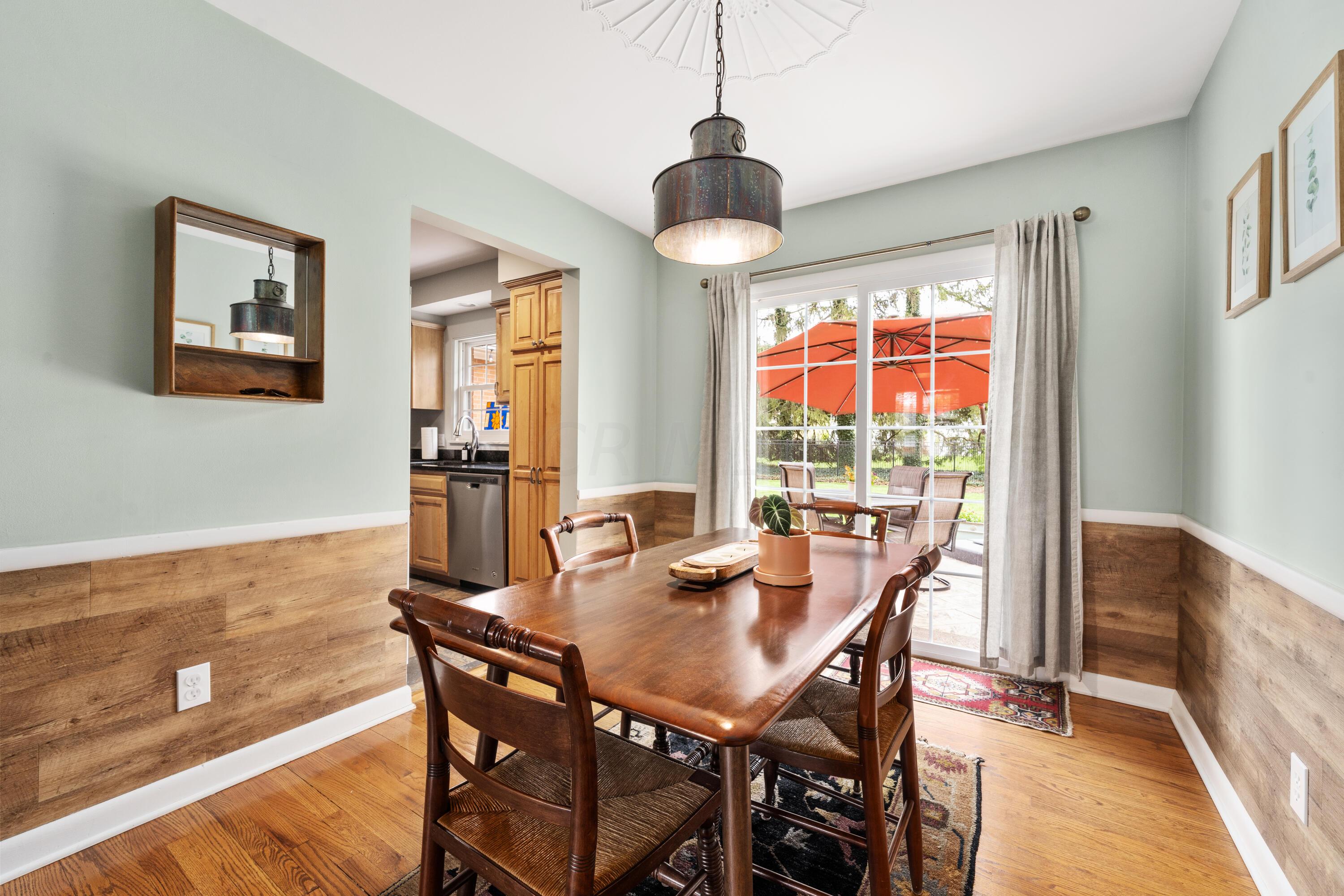 3109 Edgefield Road Columbus, OH 43221 - Photo 7 of 35 Dining Room Opens to Patio