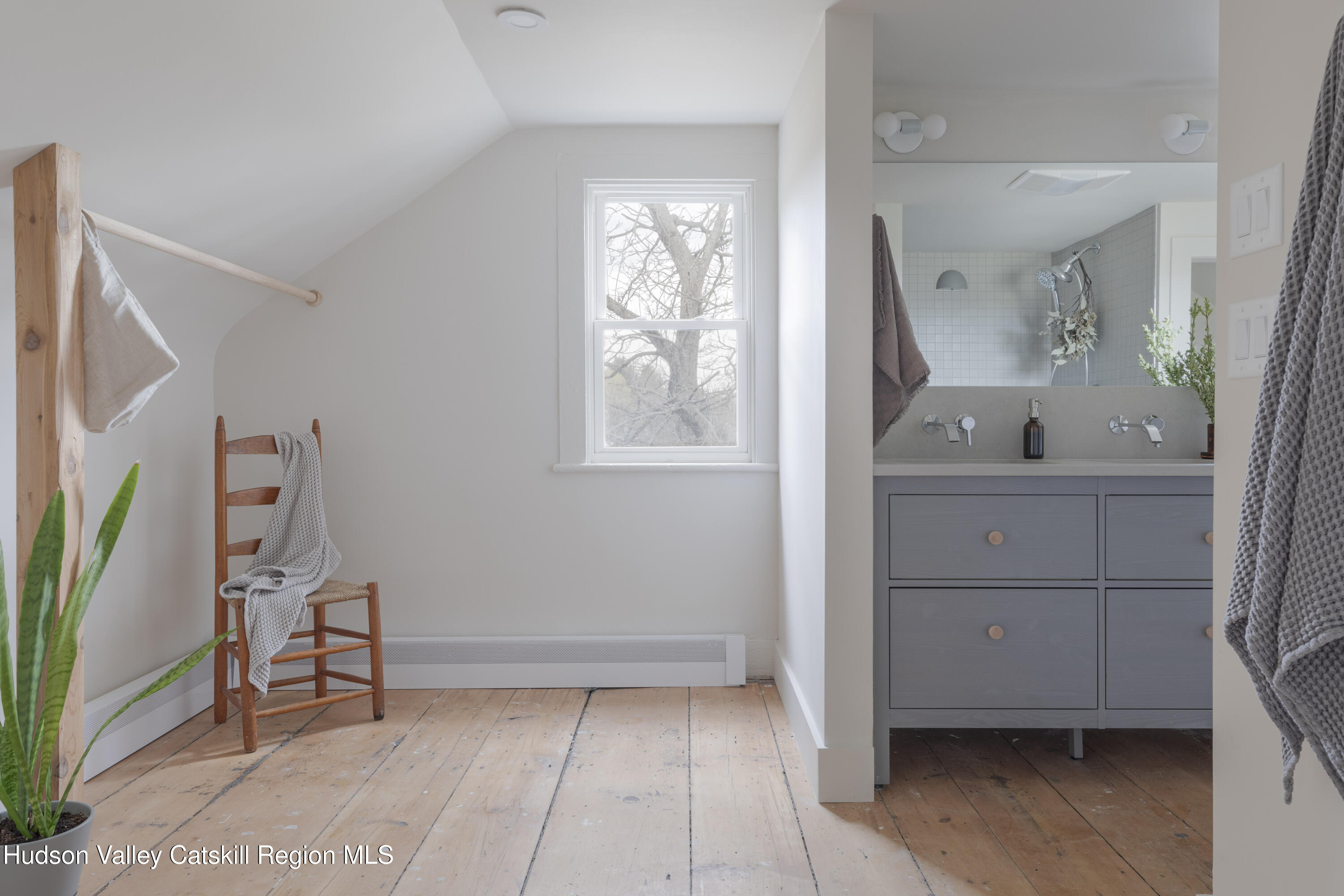 857 Flats Road Athens, NY 12015 - Photo 26 of 30 a view of workspace with window and cabinet