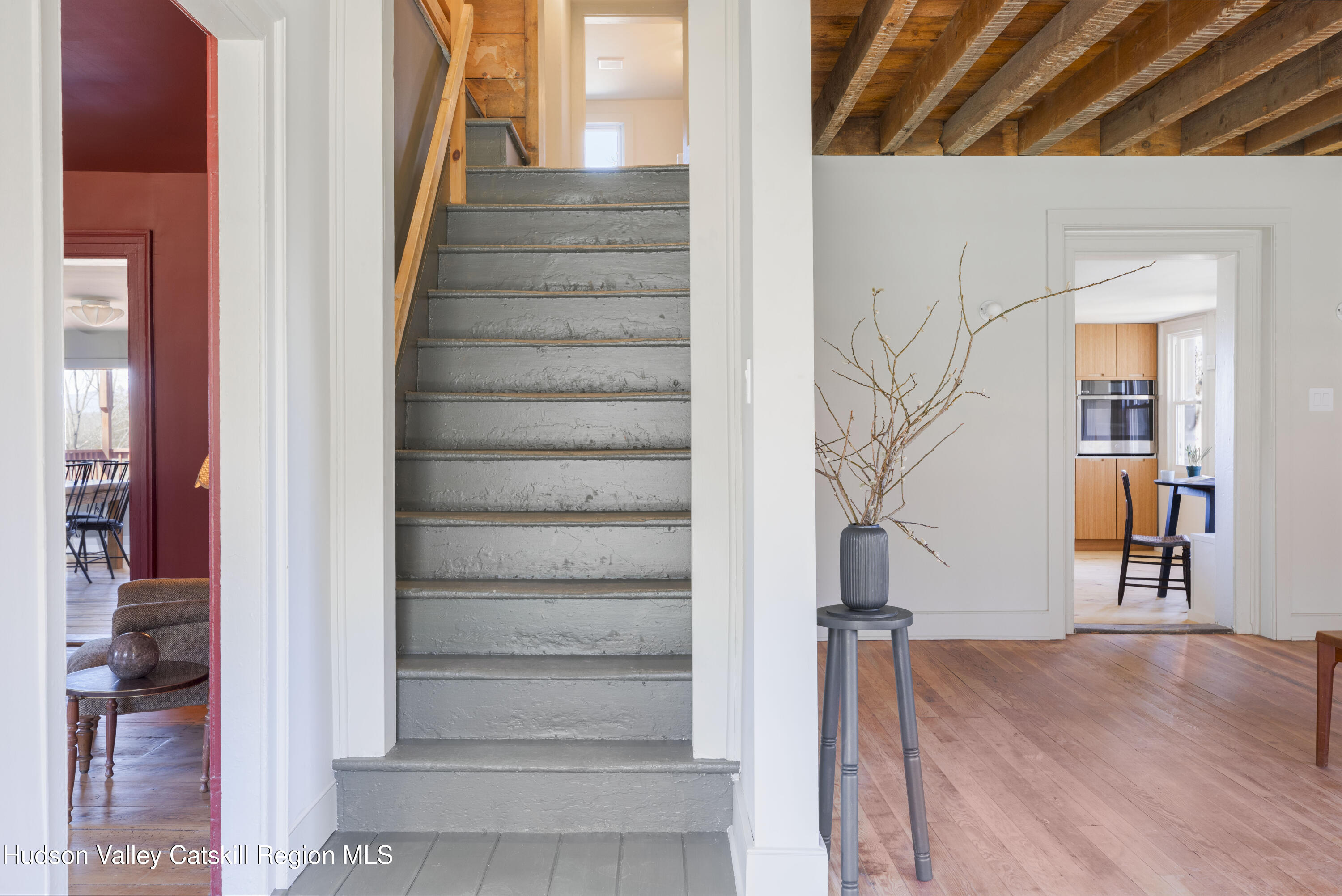857 Flats Road Athens, NY 12015 - Photo 9 of 30 a view of entryway and hall with wooden floor