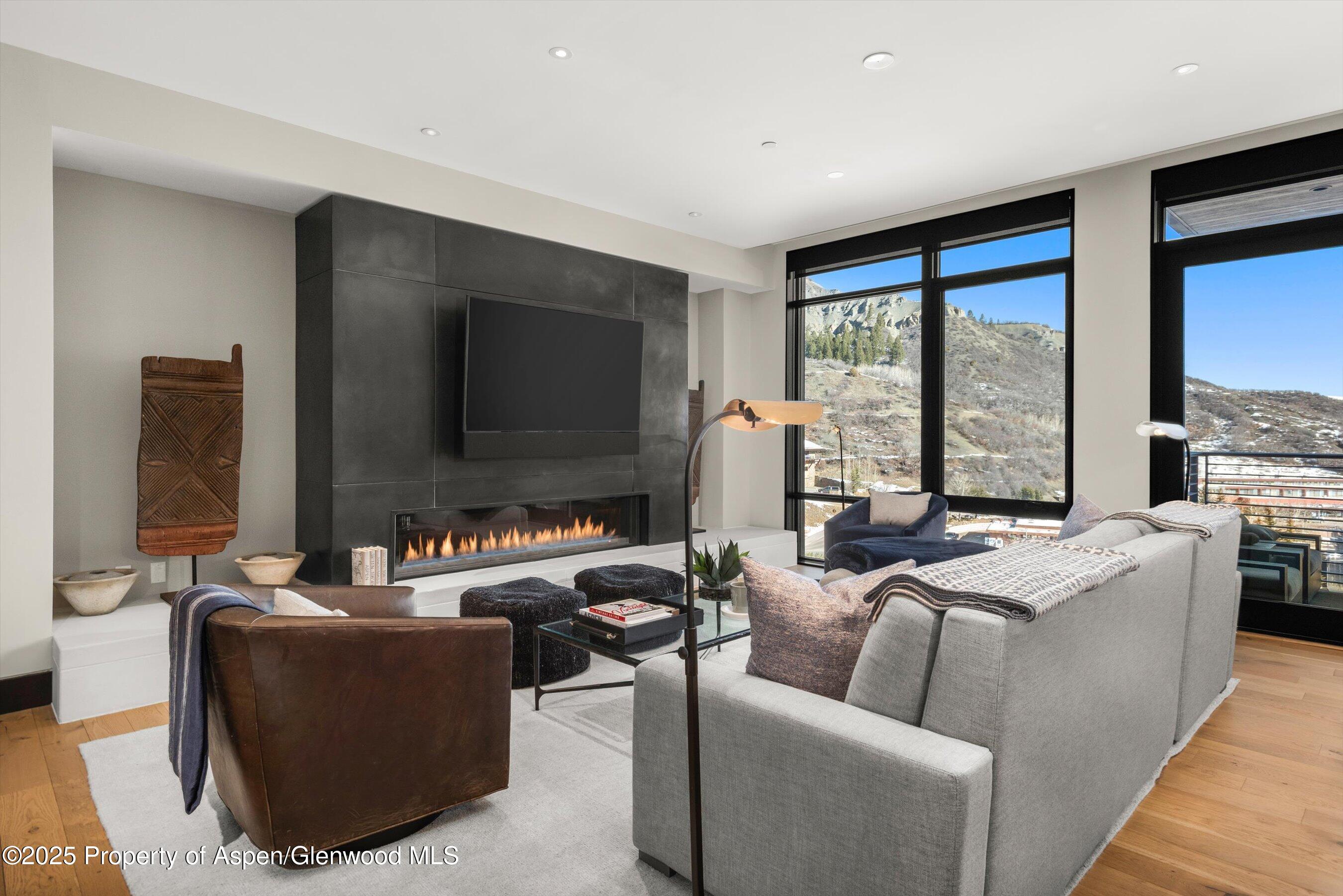 Living Room Fireplace View