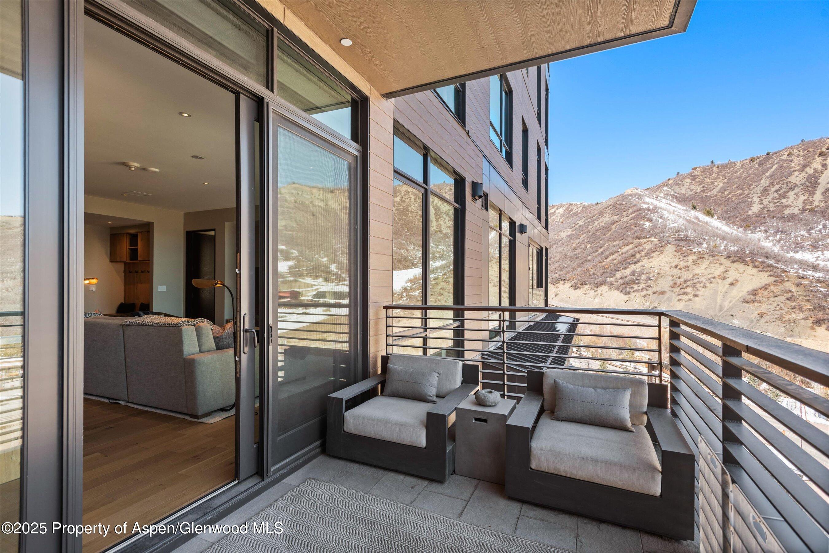 77 Wood Road, Unit 503EAST Snowmass Village, CO 81615 - Photo 9 of 20 Balcony Seating Chairs