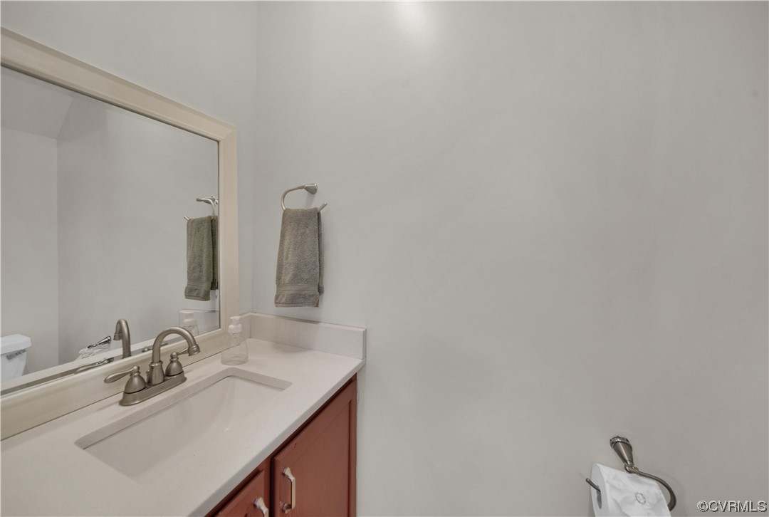 16116 Tyler Station Road Beaverdam, VA 23015 - Photo 22 of 50 a bathroom with a sink and a mirror
