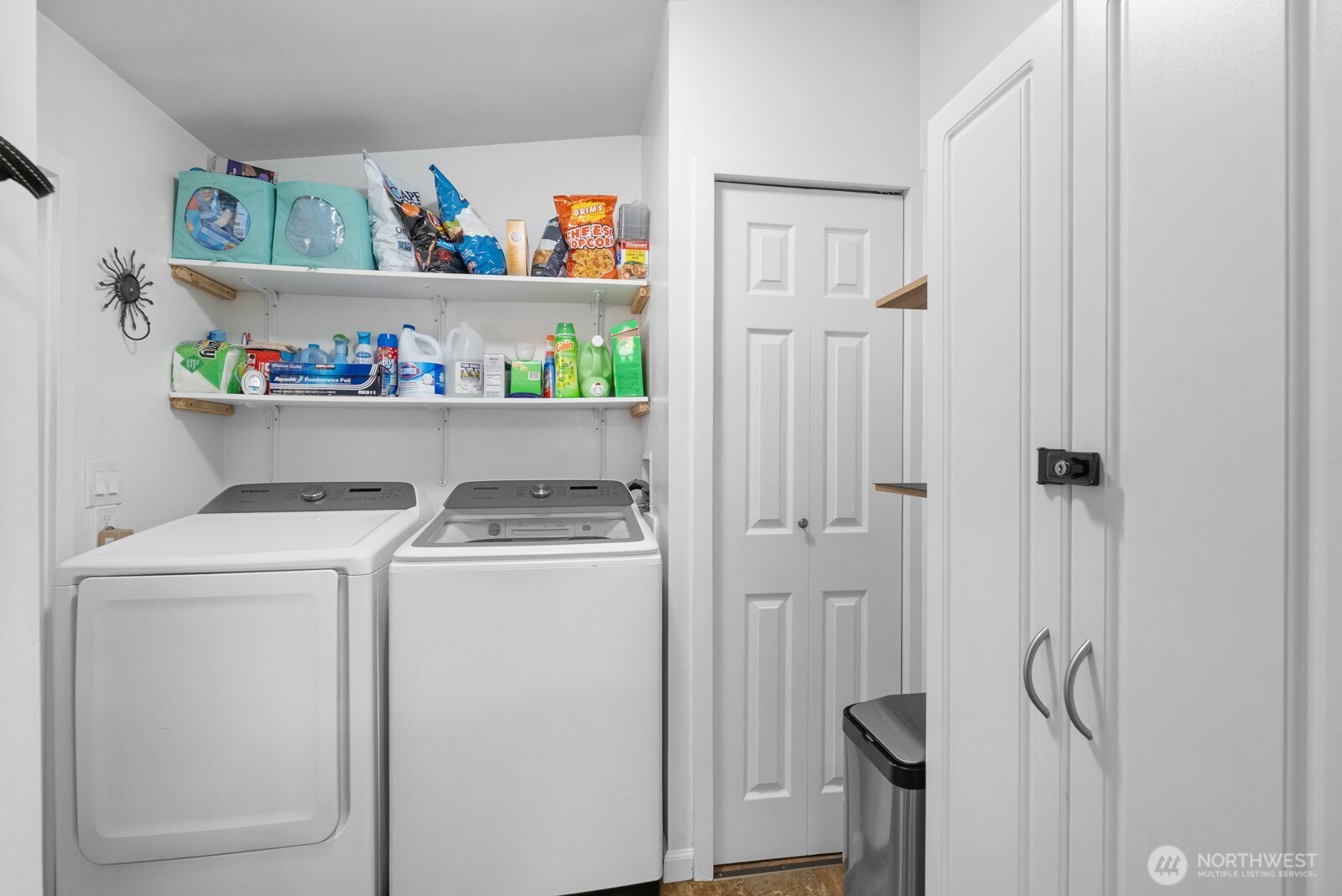 12933 Trout Farm Road Sultan, WA 98294 - Photo 25 of 38 a view of storage and utility room with washer and dryer
