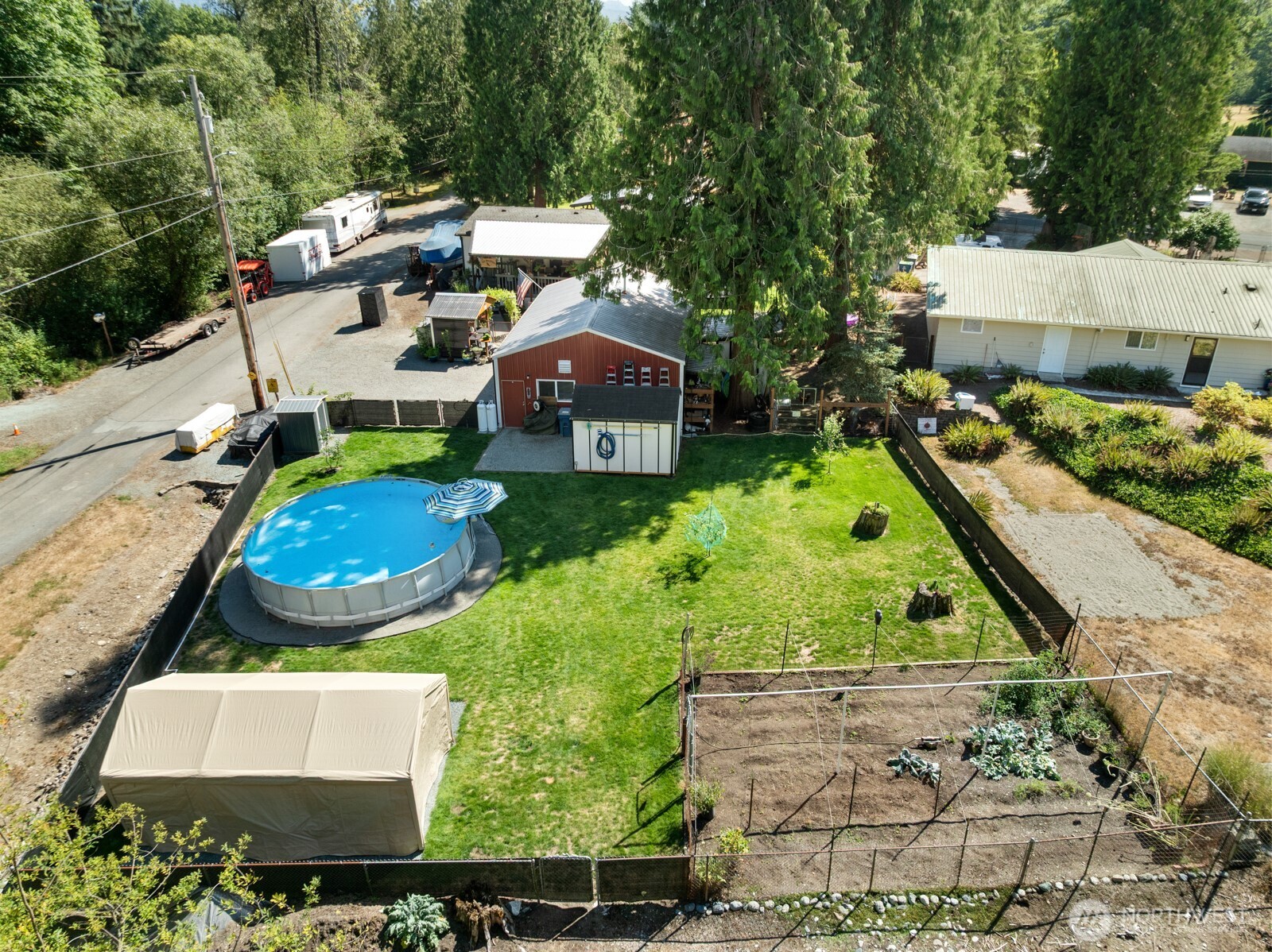 12933 Trout Farm Road Sultan, WA 98294 - Photo 35 of 38 an aerial view of a house