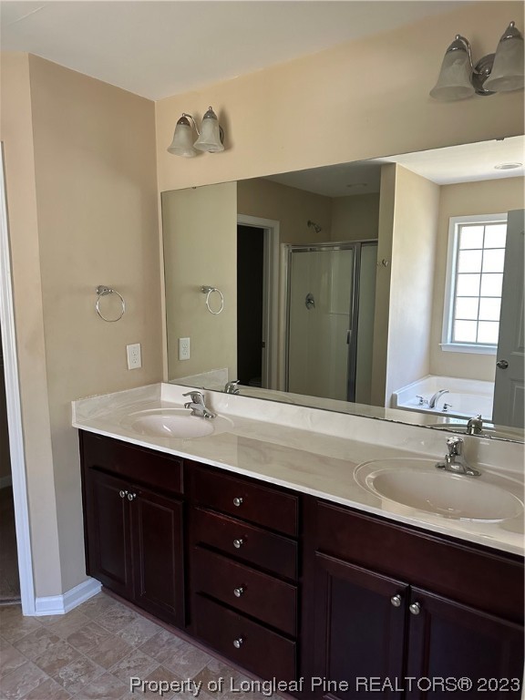 73 Blue Bay Lane Cameron, NC 28326 - Photo 15 of 42 a bathroom with a sink double vanity and a mirror
