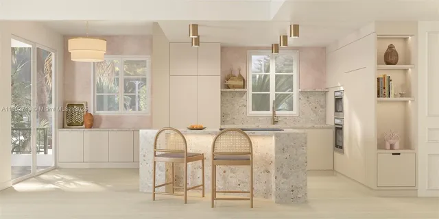 a view of a bathroom with a tub and shower