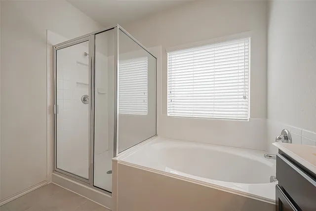 a view of a backyard with a garden