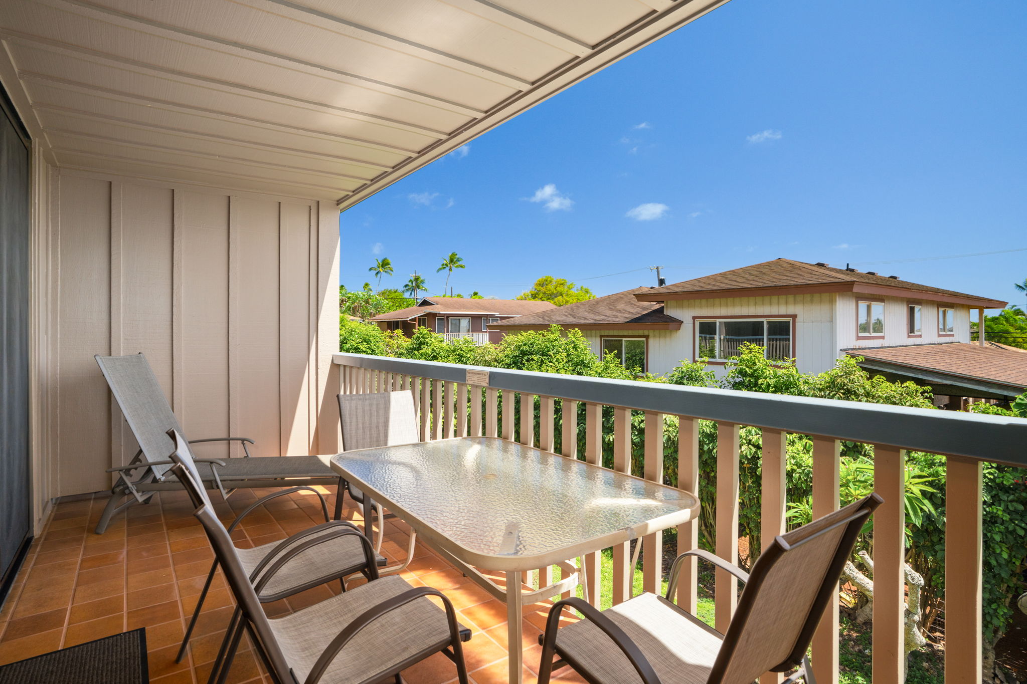 1870 Hoone Road, Unit 511 Koloa, HI 96756 - Photo 17 of 26 a view of a balcony with chairs