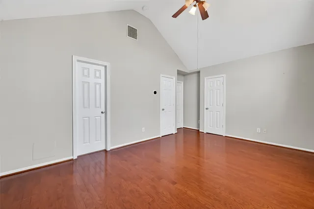 wooden floor in an empty room