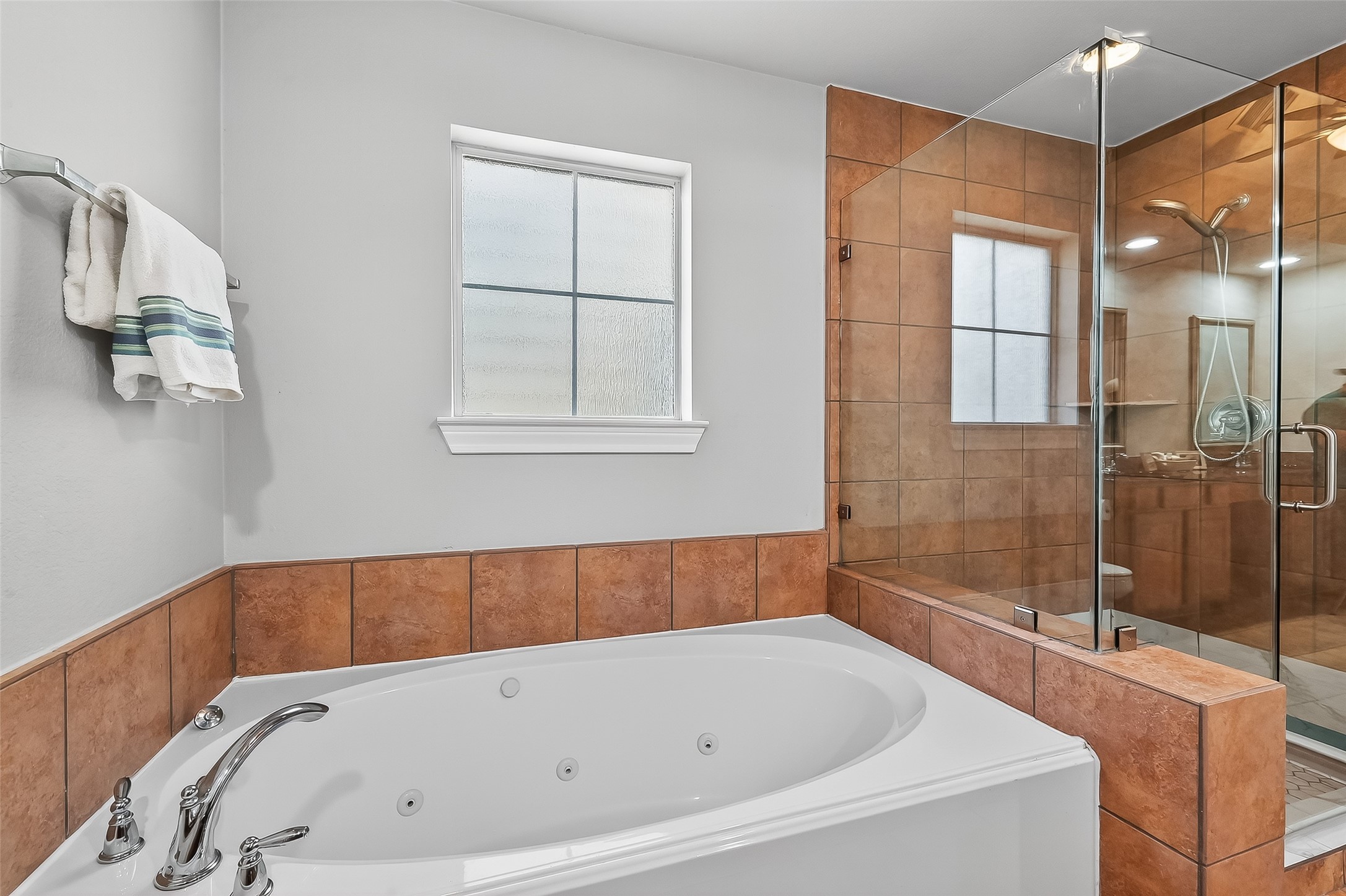 3019 Clearview Circle Houston, TX 77025 - Photo 40 of 42 a bathroom with a bathtub and shower