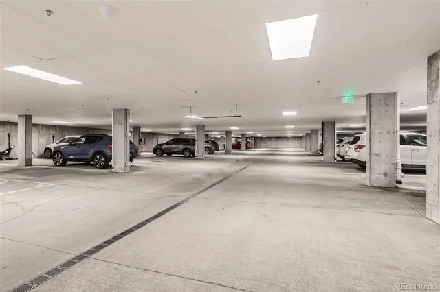 a view of road with parking