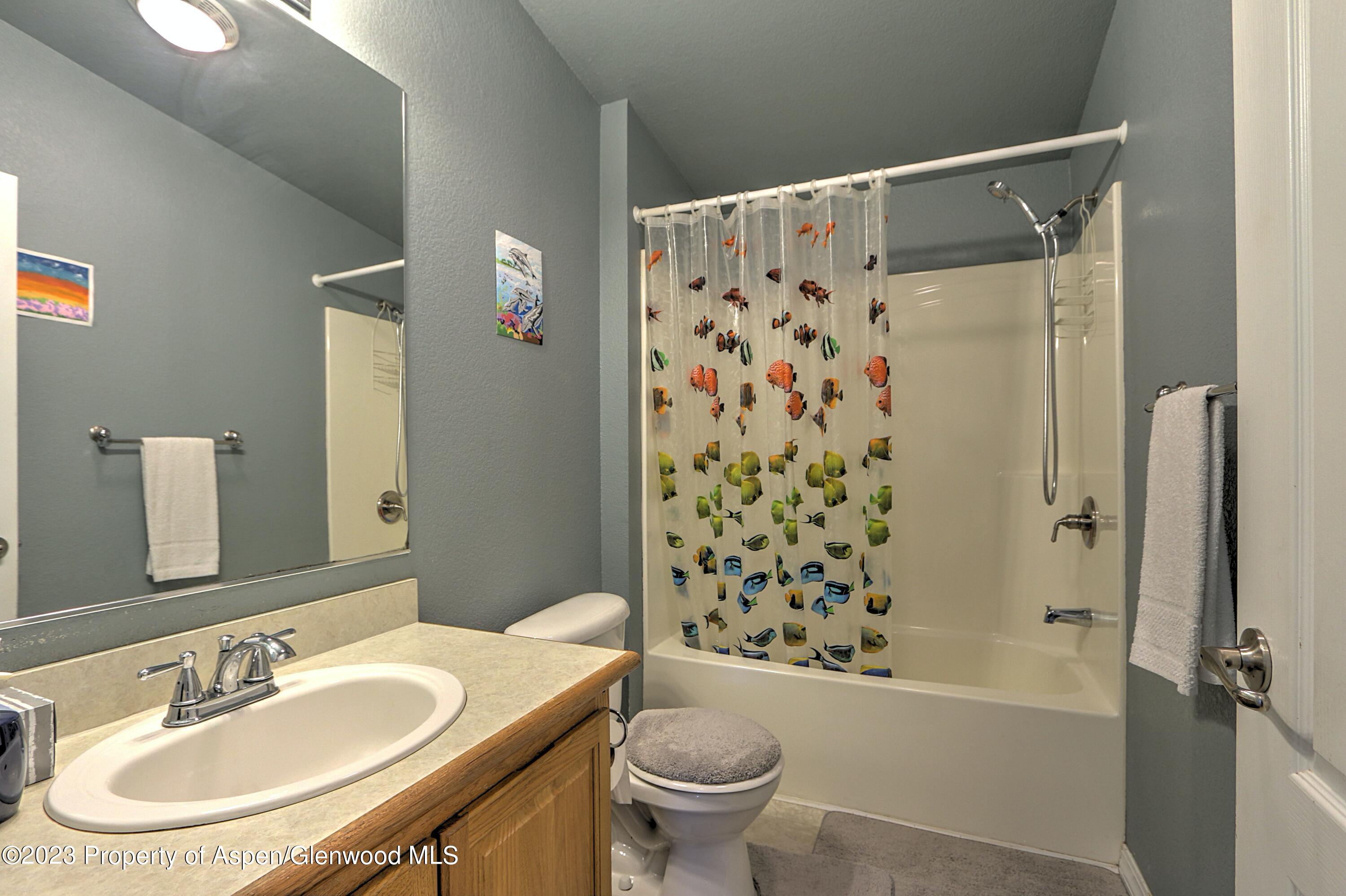 2517 210 County Road Rifle, CO 81650 - Photo 14 of 41 a bathroom with a sink toilet and shower