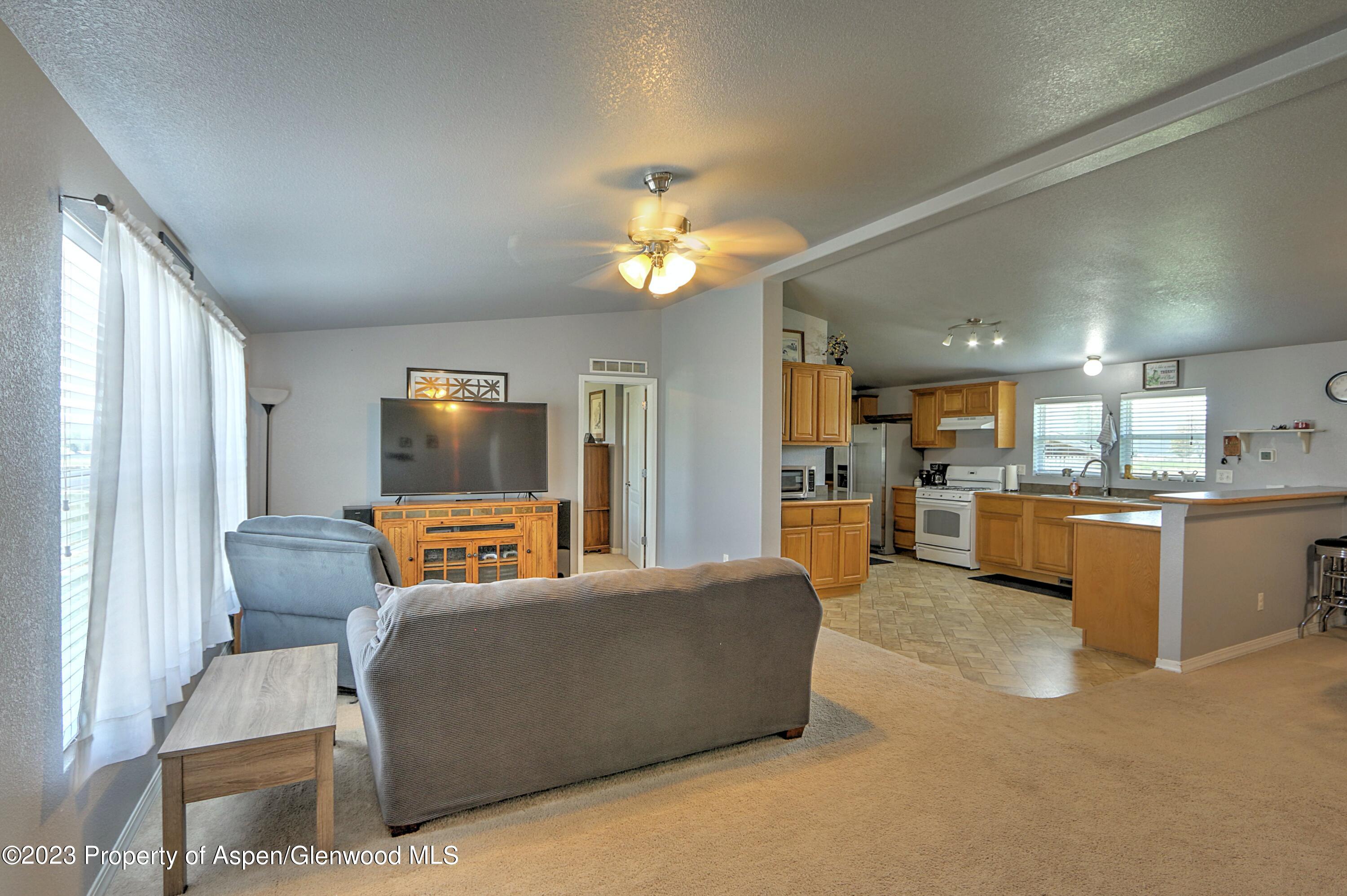 2517 210 County Road Rifle, CO 81650 - Photo 6 of 41 a living room with furniture and a flat screen tv