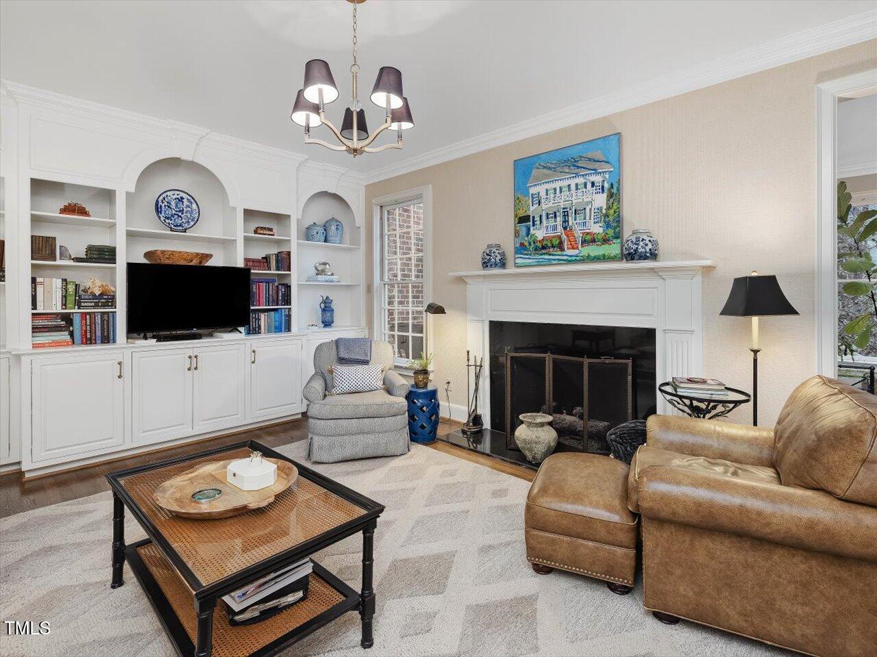 3343 Ridgecrest Court Raleigh, NC 27607 - Photo 13 of 29 16-Living Room