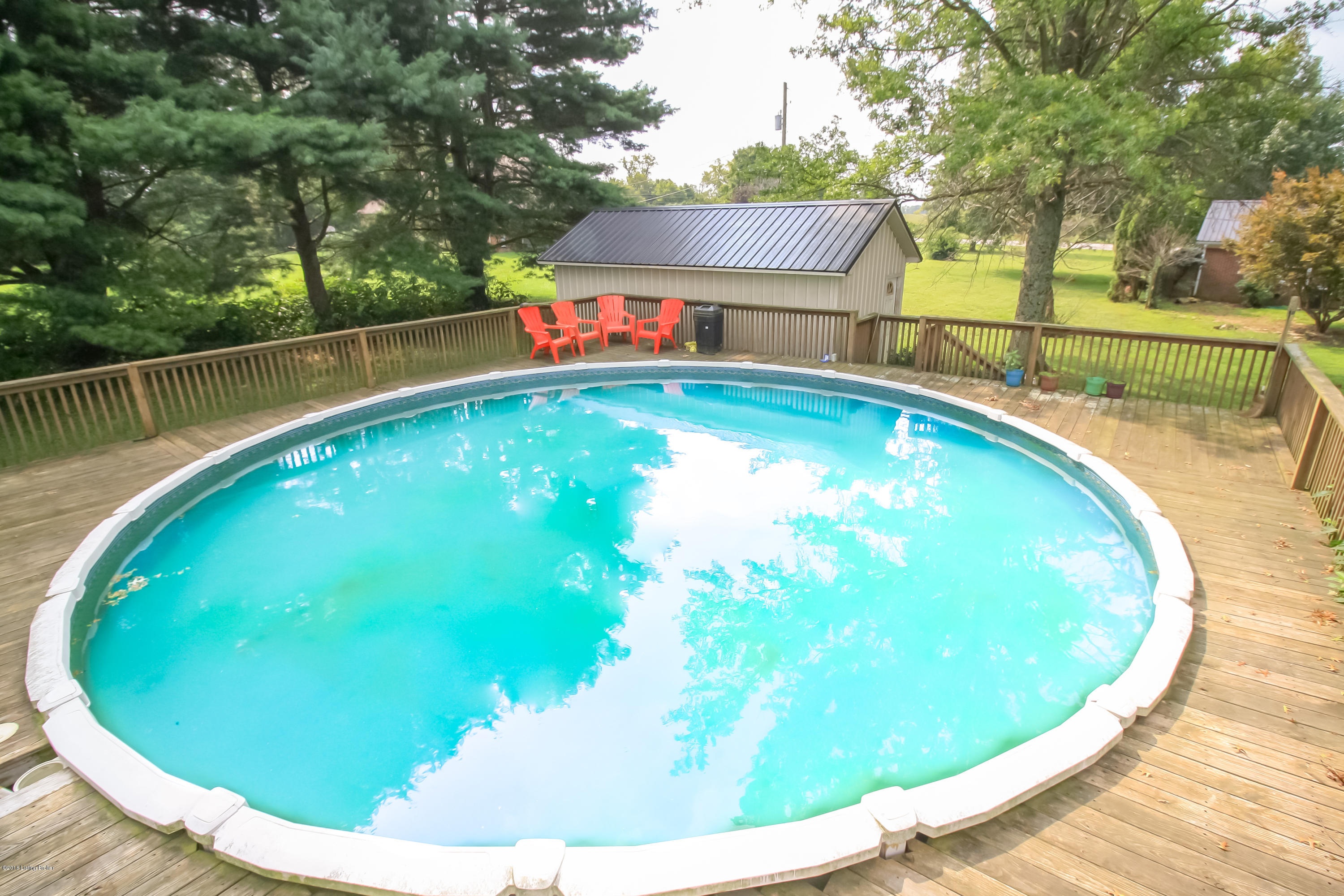3816 Bagdad Road Bagdad, KY 40003 - Photo 33 of 35 32 foot pool with wrap around deck.