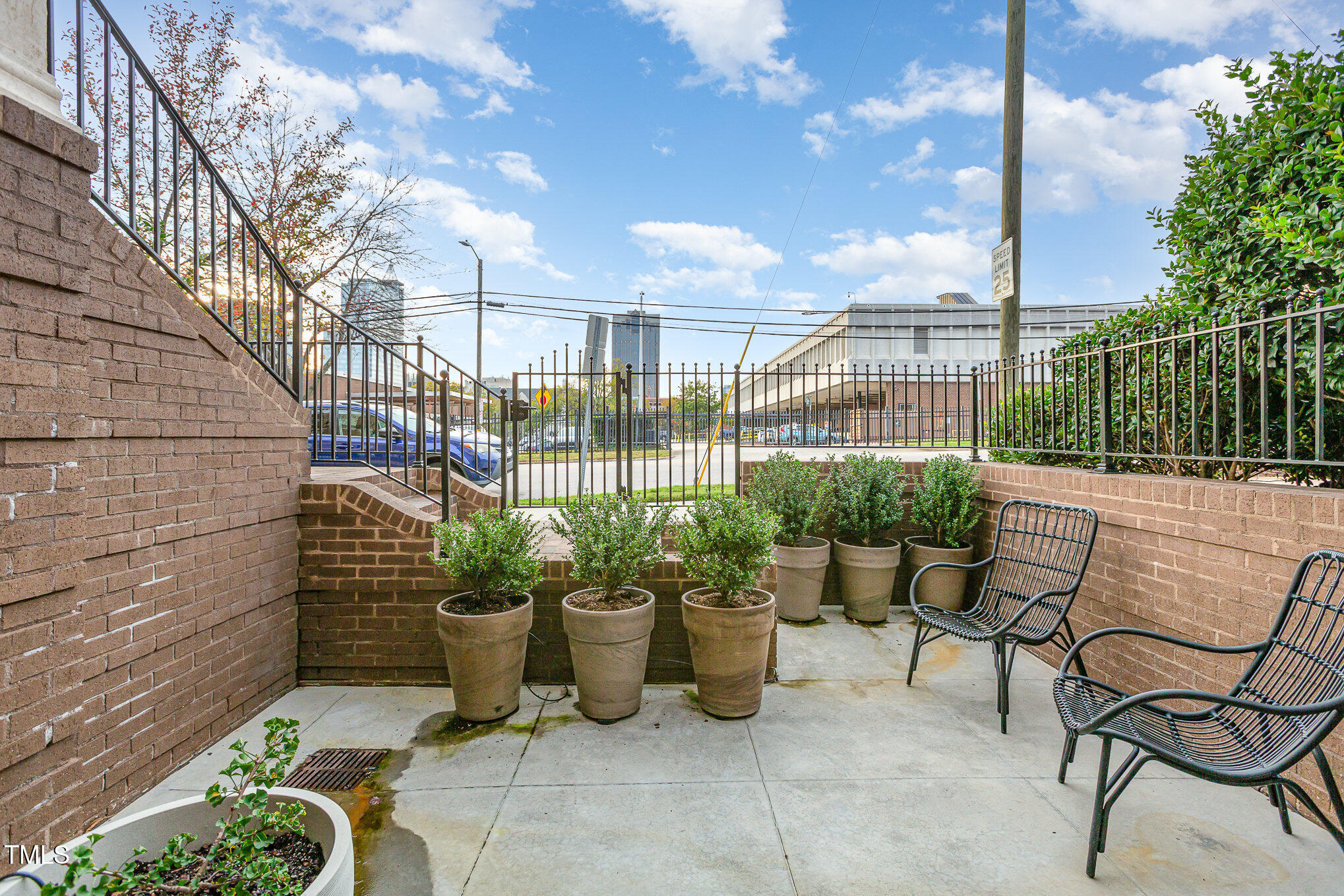 117 South Bloodworth Street Raleigh, NC 27601 - Photo 29 of 36 a view of a patio with couches and potted plants
