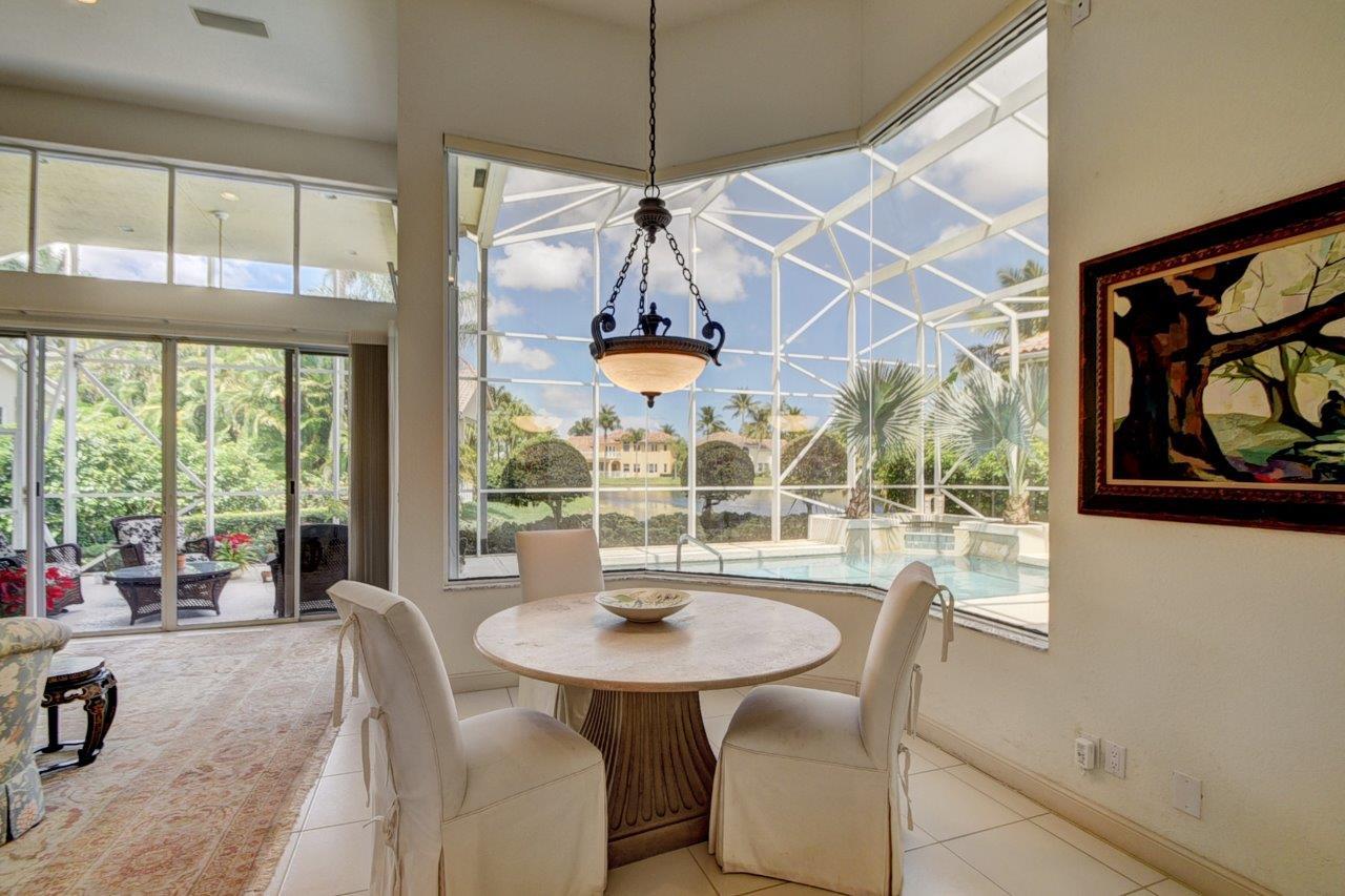 3287 Northwest 61st Street Boca Raton, FL 33496 - Photo 19 of 49 Brealfast Area Overlooking the Pool